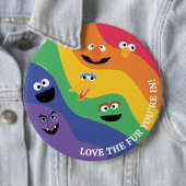Badge Rond 15,2 Cm Sesame Street Pals Rainbow (En situation)