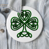 Badge Rond 15,2 Cm Shamrock (En situation)