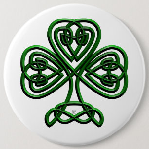 Badge Rond 15,2 Cm Shamrock