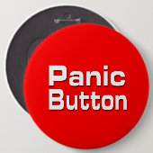 Badge Rond 15,2 Cm Signal d'alarme (Devant & derrière)