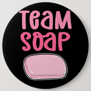 Badge Rond 15,2 Cm Soap d'équipe. Saponification de la Cuisine de sav