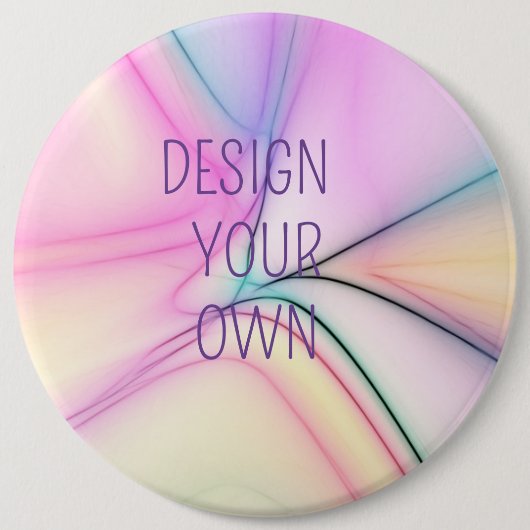 Badge Rond 15,2 Cm Soft Pastel Concevez votre propre (Devant)