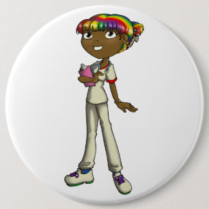 Badge Rond 15,2 Cm Soins