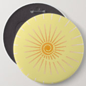 Badge Rond 15,2 Cm Soleil 3 (Devant & derrière)