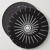 Badge Rond 15,2 Cm Soleil 5 (Devant & derrière)