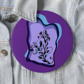 Badge Rond 15,2 Cm Some Evening Vine (En situation)