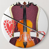 Badge Rond 15,2 Cm Son de v amour hakuna matata valentine (Devant)