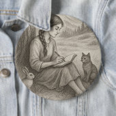 Badge Rond 15,2 Cm Souvenirs sifflés (En situation)