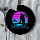 Badge Rond 15,2 Cm Squash Pastel Goth Vaporwave (En situation)