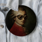 Badge Rond 15,2 Cm Steampunk Mozart (En situation)