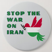 Badge Rond 15,2 Cm Stop the war Button (Devant)
