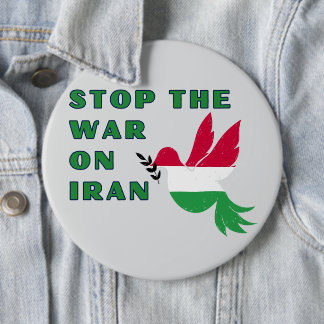 Badge Rond 15,2 Cm Stop the war Button