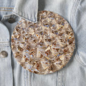 Badge Rond 15,2 Cm Style ambre de glace (En situation)