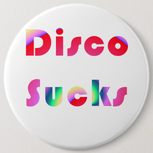 Badge Rond 15,2 Cm Sucs Disco
