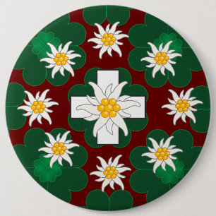 Badge Rond 15,2 Cm Suisse Svizzera