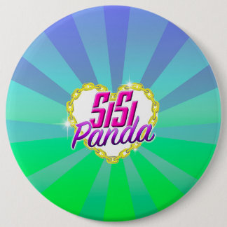 Badge Rond 15,2 Cm Sun rayonne le bouton