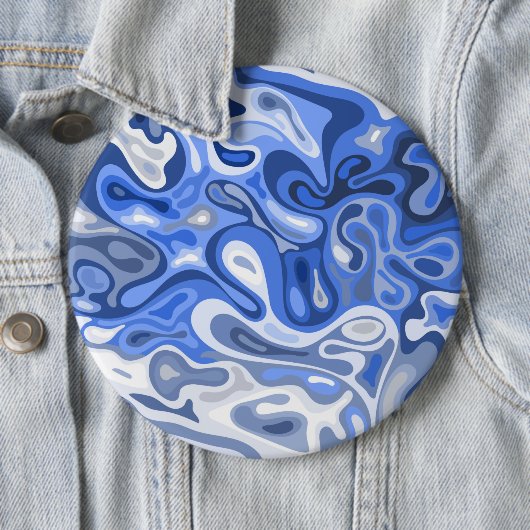 Badge Rond 15,2 Cm Surface liquide 10 (En situation)