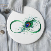 Badge Rond 15,2 Cm Symbole de l'Infinity (En situation)