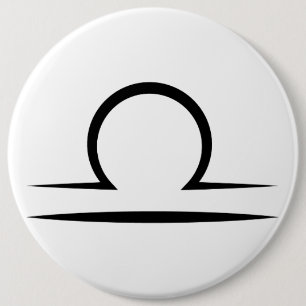 Badge Rond 15,2 Cm symbole grec d'horoscope d'astrologie de zodiaque