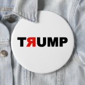 Badge Rond 15,2 Cm tяump (En situation)
