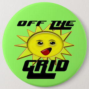 Badge Rond 15,2 Cm T-shirt Cadeaux d'énergie solaire et produits prom