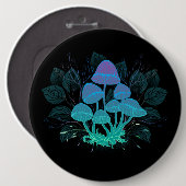 Badge Rond 15,2 Cm Tabourets dans Bushes (Devant & derrière)