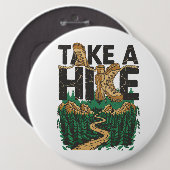 Badge Rond 15,2 Cm Take a Hike (Devant & derrière)