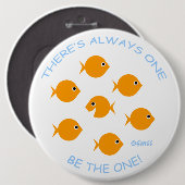 Badge Rond 15,2 Cm Teacher Motivation Button 6 Inch Diameter (Devant & derrière)