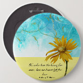 Badge Rond 15,2 Cm Tenez-Vous Avec L'Ukraine (Devant & derrière)