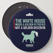 Badge Rond 15,2 Cm Terriers 2020 - Bailey - golden retriever (Devant & derrière)