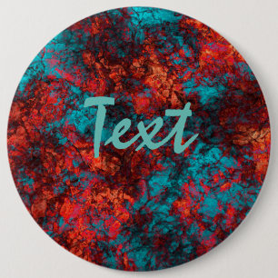 Badge Rond 15,2 Cm texture bleu foncé texturé en marbre de daim