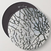 Badge Rond 15,2 Cm Texture en verre brisée (Devant & derrière)