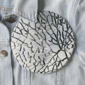 Badge Rond 15,2 Cm Texture en verre brisée (En situation)
