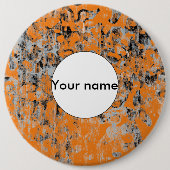 Badge Rond 15,2 Cm texture gris Brown (Devant)