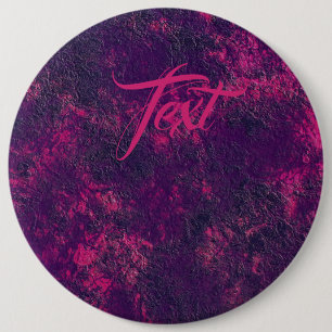 Badge Rond 15,2 Cm texture violet foncé texturé en marbre de daim g
