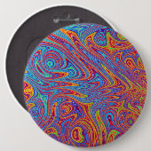 Badge Rond 15,2 Cm textures psychodeliques (Devant & derrière)