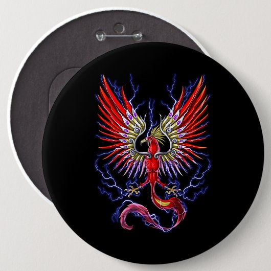 Badge Rond 15,2 Cm Thunderbird Cryptid Creator (Devant & derrière)