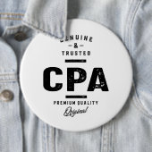 Badge Rond 15,2 Cm Titre du travail CPA (En situation)