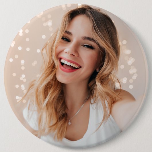 Badge Rond 15,2 Cm Ton visage pour un anniversaire (Devant)