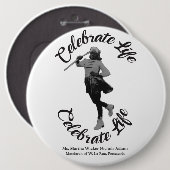 Badge Rond 15,2 Cm Tour Mme Martha Matriarch Button (Devant & derrière)