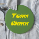 Badge Rond 15,2 Cm travail d'équipe (En situation)