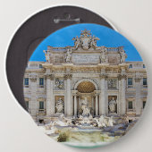 Badge Rond 15,2 Cm Trevi fountain (Devant & derrière)