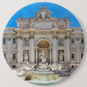 Badge Rond 15,2 Cm Trevi fountain (Devant)
