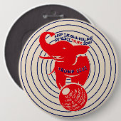 Badge Rond 15,2 Cm Trump 2020, un nouveau coup de pouce (Devant & derrière)