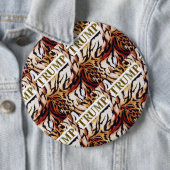 BADGE ROND 15,2 CM TRUMP 2024 (En situation)