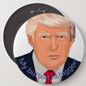 Badge Rond 15,2 Cm Trump et le plus grand (Devant & derrière)