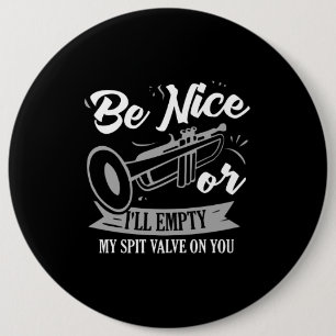 Badge Rond 15,2 Cm Trumpets - Vanne à crampe