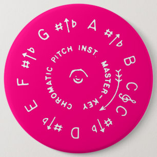 Badge Rond 15,2 Cm Tuyau de lancement rose
