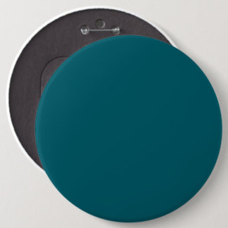 Badge Rond 15,2 Cm Un fond sarcelle uni remplit l'image