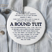 Badge Rond 15,2 Cm Un Tuit rond ! (En situation)